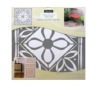 Decoart DECADS-K.404 - Plantilla Decorativa (18 x 18 cm), diseño de Azulejos de Loto