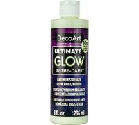 Deco Art DS143-9 Pintura Que Brilla en la Oscuridad 8oz, Verde, talla única