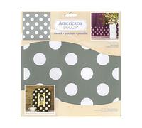 Deco Art Polka Dot Pop Stencil Estarcido, incolora, Extra Large, One Size
