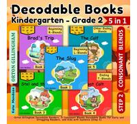 Decodable Books Kindergarten - Grade 2: Orton Gillingham Decodable Readers, 5 Consonant Blends Stories for Early and Struggling Readers, and Kids with Dyslexia (Step 2) (Decodable Books Hero)
