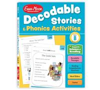 Decodable Stories and Phonics Activities, Level B, Grade 1 - 2 Workbook