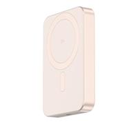 DECODED Banco de energía inalámbrico, 10.000mAh, Qi2 certificado Ultra-rápido 15W, cargador portátil compatible MagSafe, batería magnética para iPhone Air/17/16/15 Series, cable USB-C incluido, oro