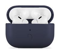 Decoded Funda para Pods Pro 3 de cuero ultra elegante Serie Aircase, Azul