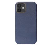 Decoded funda de cuero para iPhone 12 Mini, Azul