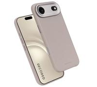 DECODED Funda de piel para iPhone 17 Air, piel ECCO premium, compatible con MagSafe, protección con anillo de cámara, botón de acción de vidrio, protección contra caídas de 1,2 metros, resistente a