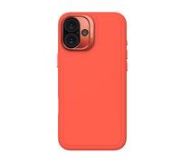 DECODED Funda de silicona para iPhone 16 Plus, compatible con MagSafe, material líquido suave al tacto, cubierta protectora de cuerpo completo, bordes elevados para proteger la pantalla y la cámara,