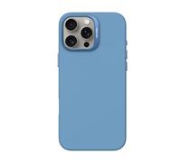 DECODED Funda de silicona para iPhone 16 Pro Max, compatible con MagSafe, material líquido suave al tacto, cubierta protectora de cuerpo completo, bordes elevados para proteger la pantalla y la
