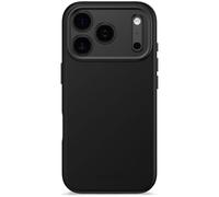 DECODED Funda de silicona para iPhone 17 Pro, Premium Soft Touch, Recubrimiento antibacteriano, compatible con MagSafe, Protección contra caídas, Resistente a arañazos, Botones Metal, Agarre Firme