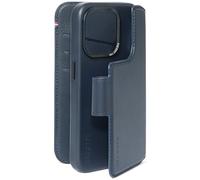 DECODED - Funda Tipo Cartera Desmontable - iPhone 15 Pro Max - Funda Magnética Desmontable 2 en 1 con Tarjetero - Cuero Europeo de Alta Calidad - Compatible con MagSafe - Azul