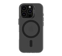 Decoded funda transparente negra para iphone 16 pro, antiamarilleo, re