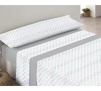 DECODEKO Juego de Sábanas Pirineo Termica 3 Piezas - Sábanas de Otoño/Invierno Tejido Polar, Bajera 150x190cm, Encimera de 230x260cm y una Funda Almohada 45x170cm(Gris, Cama 150)