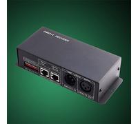 Decoder LED DMX 512 Hasta 3x4A 12V/24V Para LED RGB