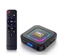Decodificador Android TV Box 13.0, Hk1 Rbox K8 RK3528 De Cuatro Núcleos Y 64 bits Cortex-A53. Compatible con Wi-Fi De Doble Banda 2.4G/5G, Bluetooth 5.0, USB 3.0 Y LAN.,4gb+64gb