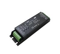 Decodificador de 5 canales con pantalla digital RDM, controlador de atenuación DMX512, módulo LED PWM RGBCCT, entrada de luz de 12 V-48 V CC.