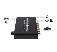 Decodificador de audio Canal, 4K 3D HDMI 5.1 Channel HDMI Audio Extractor Converter 100-240V, compatible con ajuste de sincronización de volumen 6CH (5.1CH)(estándar europeo)