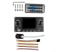 Decodificador de audio sin pérdidas con pantalla a color de 2,8 pulgadas, salida I2S, BT/AAC, ecualizador de 7 bandas, compatible con USB/TF para proyectos Hi-Fi DIY, plata (negro Is Black)