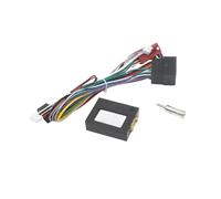 Decodificador de bus CAN compatible con Renault Megane 2, Clio 3, Trafic Mk2, Kangoo, adaptador de arnés de radio de 16 pines a ISO, cable de cableado Android para coche.(With antenna adapter)