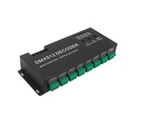 Decodificador de pantalla digital LED de 24 canales, controlador de atenuación, controlador de tira de luz LED DMX512 RGB, DC5-24V, luz de escenario 3A/CH