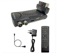 Decodificador de TV digital terrestre DVB-T2 Full HD con EPG y enchufe europeo