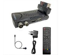 Decodificador de TV digital terrestre DVB-T2 Full HD con EPG y enchufe europeo MSPHX