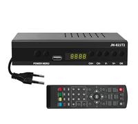 Decodificador Digital terrestre 2026 H.265 Hevc Main 10 bits, decodificador DVB-T2 Receptor Digital Terrestre TV SCART Full HD 1080p recibe Todos los Canales gratuitos, soporta Multimedia PVR