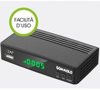 Decodificador digital terrestre DVBT2 engomado I-can