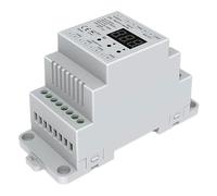 Decodificador DMX512 de voltaje constante de 4 canales Controlador RGB/RGBW Montaje en carril DIN Controlador de atenuación de 4 canales 5-36 VCC