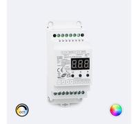 Decodificador DMX512 y RDM 4 Canales 12-24V SKYDANCE D4 Para Carril DIN