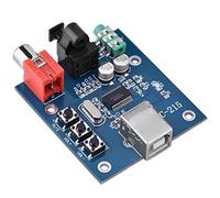 Decodificador, Robusto, Duradero, Ligero, portátil PCM2704 USB DAC a S/PDIF HiFi Tarjeta de Sonido Decodificador Tablero 3.5mm Salida analógica F/PC