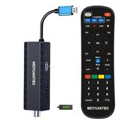 Decodificador TDT HD 2025 -Mini TV Stick, Decodificador DVB-T2, HD 1080P H265 HEVC Principal 10 bit, Soporta-IPTV/USB-WiFi/DLNA/PVR/Multimedia [ Mando a Distancia 2 en 1 con Control de TV ]