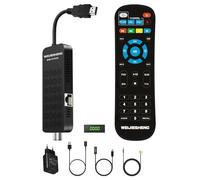 Decodificador TDT HD 2025-tdt HD TV,Decodificador DVB-T2, HD 1080P H265 HEVC Principal 10 bit, Soporta-IPTV/USB-WiFi/DLNA/PVR/Multimedia [ Mando a Distancia 2 en 1 con Control de TV ]