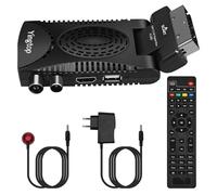 Decodificador TDT HD Mini, DVB-T T2 H.265 HEVC Full HD PVR, USB, HDMI, SCART,Sintonizador de televisión Digital Terrestre, decodificador terrestre1080p/ Dolby/MPEG-2/4
