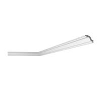 Decoflair Moldura de poliestireno decorativa en Pack D7 (5 ud., 2 m x 40 mm x 45 mm, Paneles de espuma rígida XPS)
