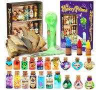 DECOHOME Kit de Pociones de Misteriosas para Niños, 20 Botellas de Poción Mágica, Juguetes Creativos para Navidad y Cumpleaños para Niños y Niñas de 6 7 8 9 10+ años