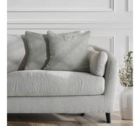 DecoKing 2 Piezas 2 Fundas de Almohada 45 x 45 cm Microfibra Cremallera Forro Polar Fundas de Almohada Acero Plata Gris Henry