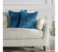 DecoKing Henry - Juego de 2 Fundas de Almohada (45 x 45 cm, Microfibra, Cremallera, Forro Polar)