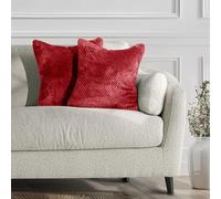 DecoKing Henry - Juego de 2 Fundas de Almohada (45 x 45 cm, Microfibra, Cremallera, Forro Polar)