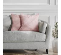 DecoKing Henry - Juego de 2 Fundas de Almohada (45 x 45 cm, Microfibra, Cremallera y Forro Polar)