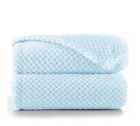 DecoKing Henry Manta de Microfibra 150x200 cm Mantas Polar Extra Suave y Blanda Muy Cómoda Caliente y Ligera Azul Claro