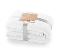 DecoKing Henry Manta de Microfibra 150x200 Extra Suave y Blanda Muy Cómoda Caliente y Ligera Blanco
