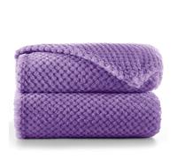 DecoKing Henry Manta de Microfibra 170x210 cm Mantas Polar Extra Suave y Blanda Muy Cómoda Caliente y Ligera Violeta