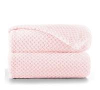 DecoKing Henry Manta de Microfibra 170x210 cm Mantas Polar Extra Suave y Blanda Muy Cómoda Caliente y Ligera Rosa Claro