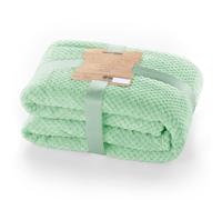 DecoKing Henry Manta de Microfibra 70x150 cm Mantas Polar Extra Suave y Blanda Muy Cómoda Caliente y Ligera Menta