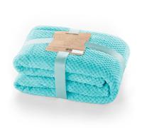 DecoKing Henry Manta de Microfibra Doble 220x240 Extra Suave y Blanda Muy Cómoda Caliente y Ligera Turquesa