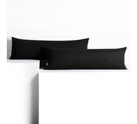 DecoKing 2 Fundas de Almohada 40x145 cm de Jersey 100% Algodón Peinado Amber con Cremallera