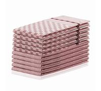 DecoKing Juego de paños de Cocina, Algodón, Rosa, 10 Unidades