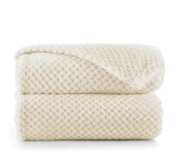 DecoKing Henry Manta de Microfibra 150x200 Extra Suave y Blanda Muy Cómoda Caliente y Ligera Beige