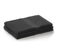 DecoKing Toalla 50x100 cm Algodón Bambú Viscosa Gris Marengo Antracita Grafito Absorbente Antibacterial Bamboo Bamby