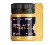 Decola Pintura Textil Metálica Efecto Oro 50ml | Colores Con Alta Pigmentación| Hecho Por Nevskaya Palitra