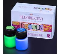 Decola Pinturas Acrilicas Neon | Botes Colores Acrílicos Para Pintar 6 X 20 ml | Pinta Y Decora Sobre Todas Superficies | Hechos Por Nevskaya Palitra